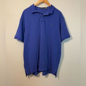 Polo Ralph Lauren Men’s Short Sleeve Blue Golf Polo Shirt Size 2XB Logo
